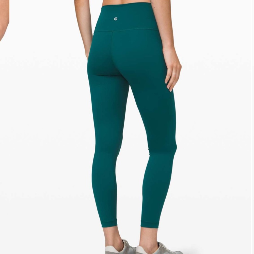 Emerald Lululemon Wunder Under Nulux Leggings